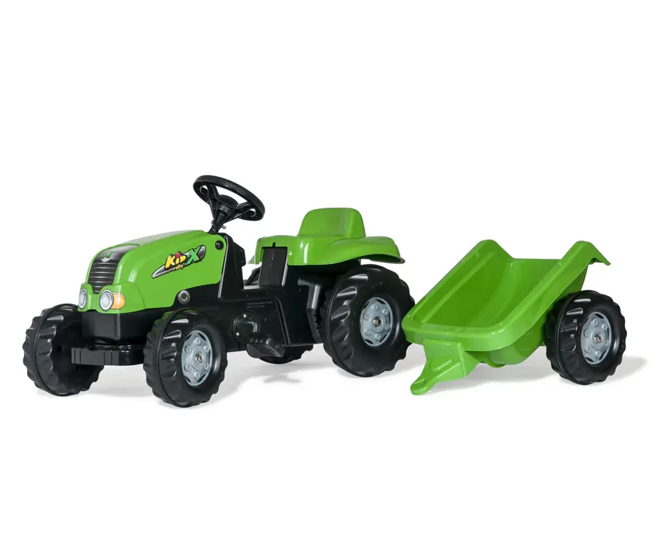 ⁨Rolly Toys 012169 Traktor Rolly Kid z przyczepą Zielony⁩ at Wasserman.eu