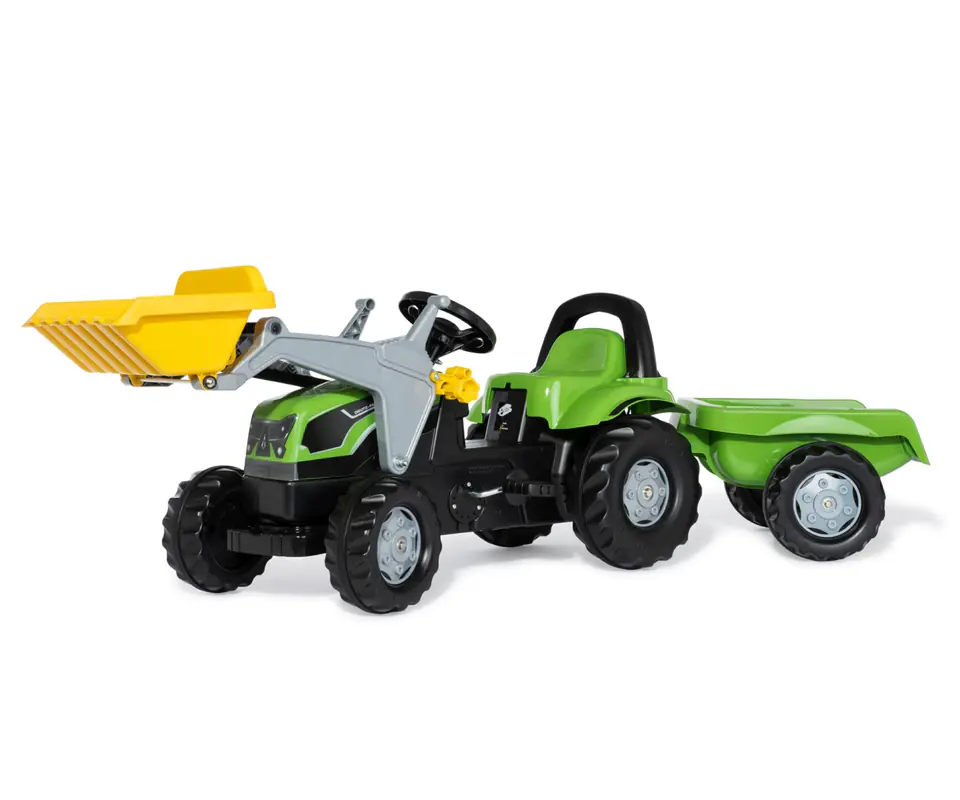 ⁨Rolly Toys 023196 Traktor Rolly Kid Deutz Fahir 5115G TB z łyżka i przyczepą⁩ at Wasserman.eu