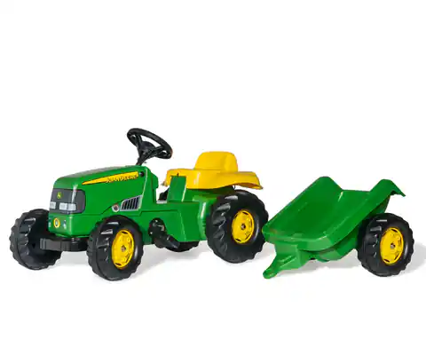 ⁨Rolly Toys 012190 Traktor Rolly Kid John Deere z przyczepą⁩ w sklepie Wasserman.eu