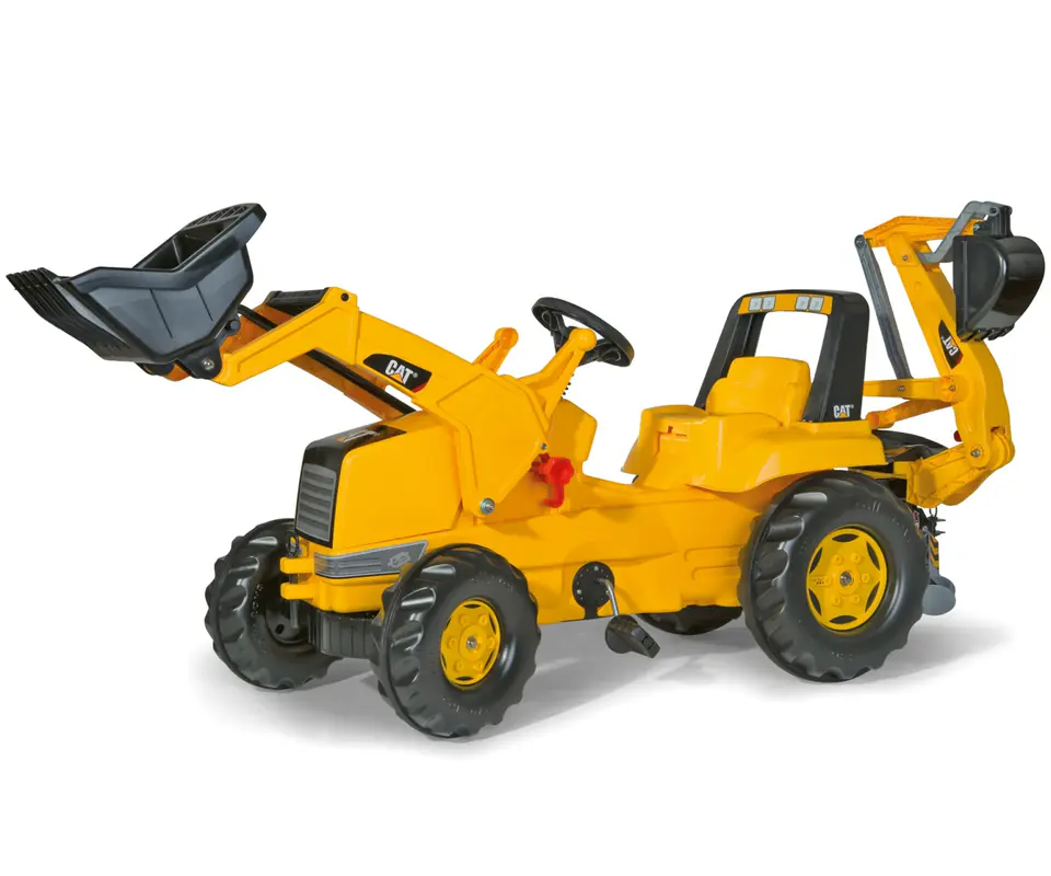 ⁨Rolly Toys 813001 Traktor Rolly Junior Cat z łyżką i koparką⁩ w sklepie Wasserman.eu