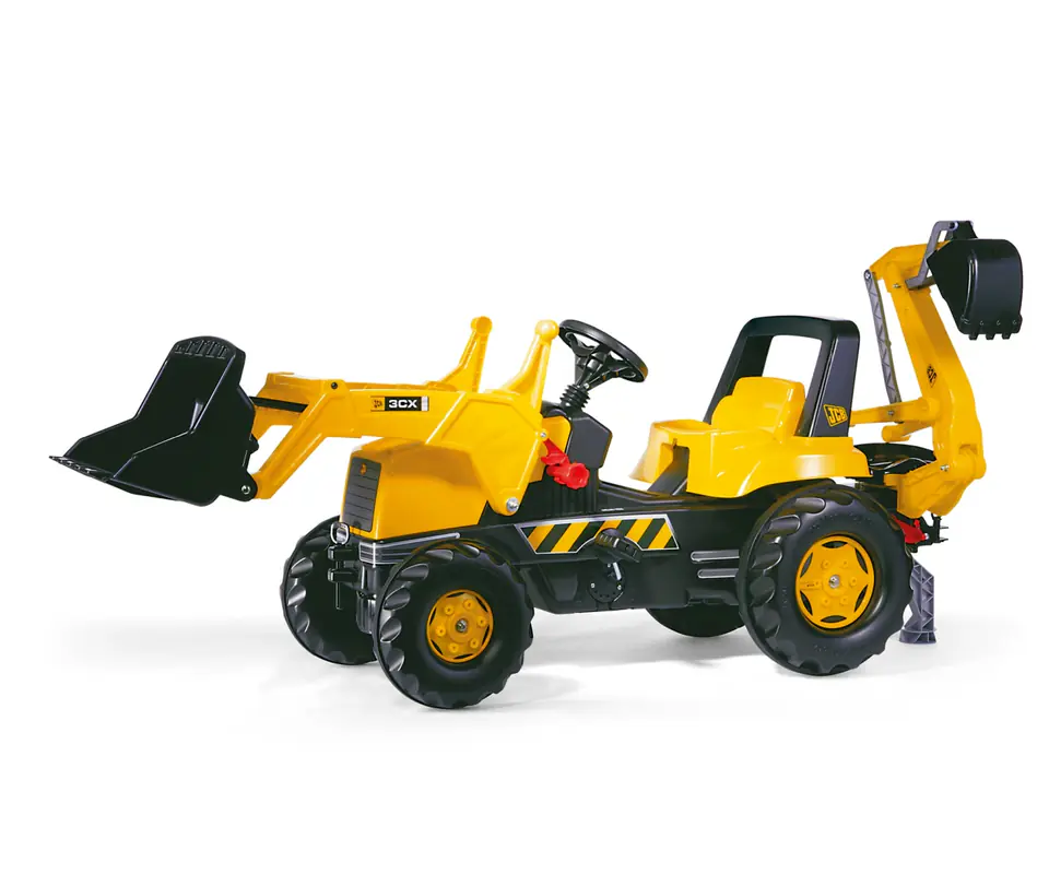 ⁨Rolly Toys 812004 Traktor Rolly Junior JCB z łyżką i przyczepą⁩ w sklepie Wasserman.eu