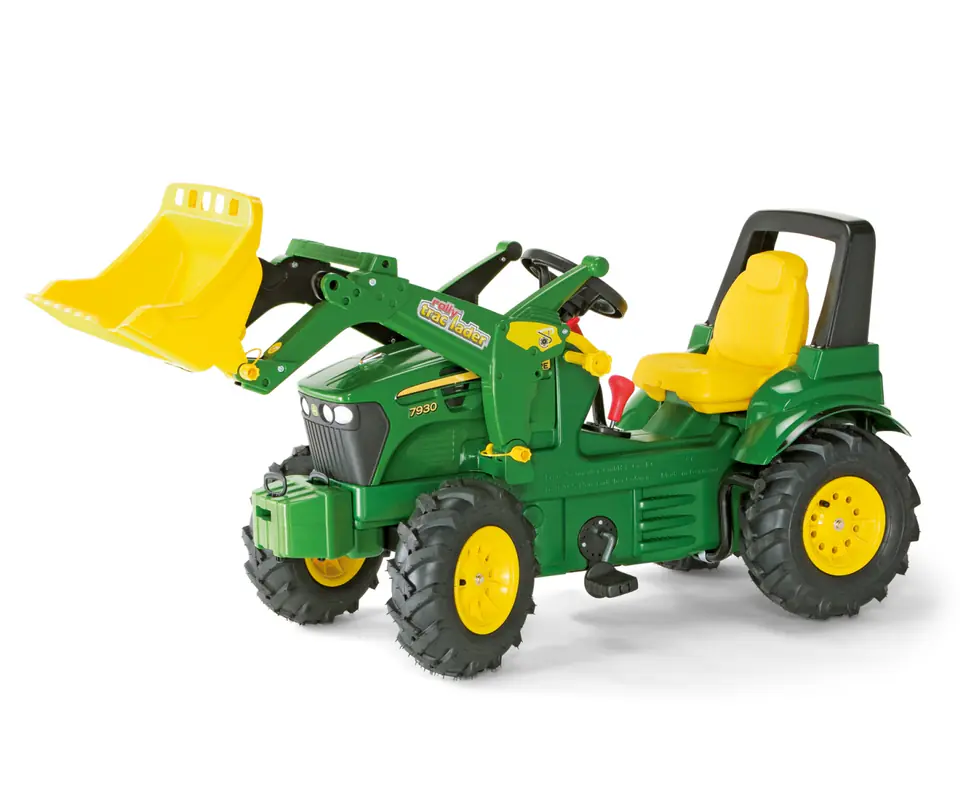 ⁨Rolly Toys 710126 Traktor Rolly Farmtrac John Deere z łyżką i pompowanymi kołami⁩ w sklepie Wasserman.eu