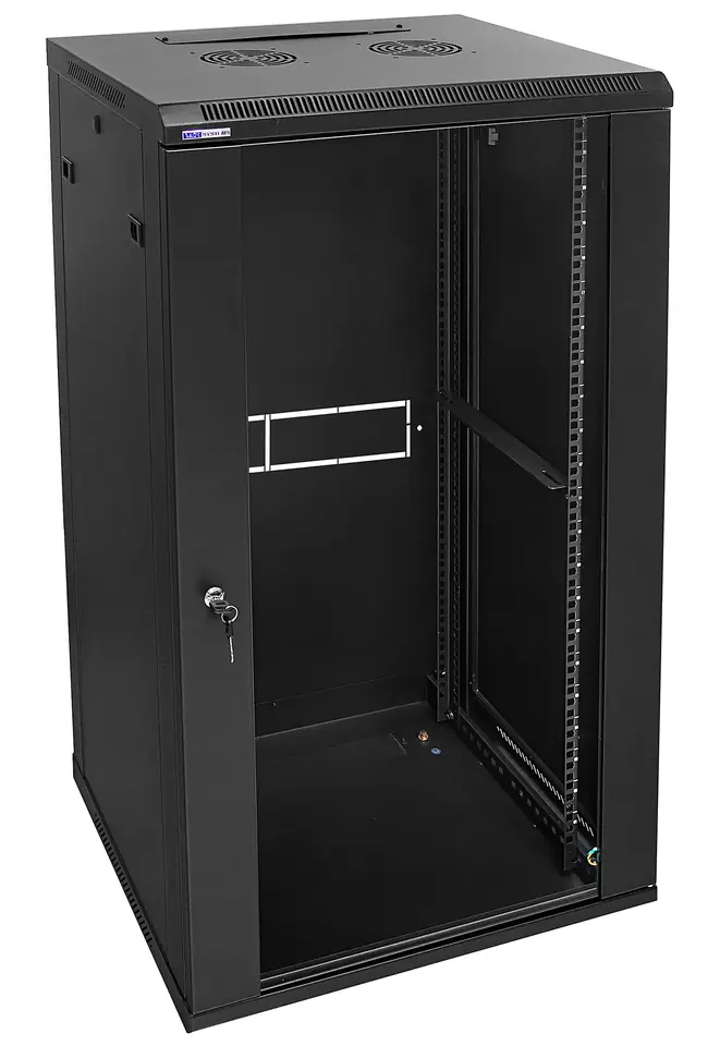 ⁨W6522ZL/B - szafa Rack 19" - 600x500x22U⁩ w sklepie Wasserman.eu