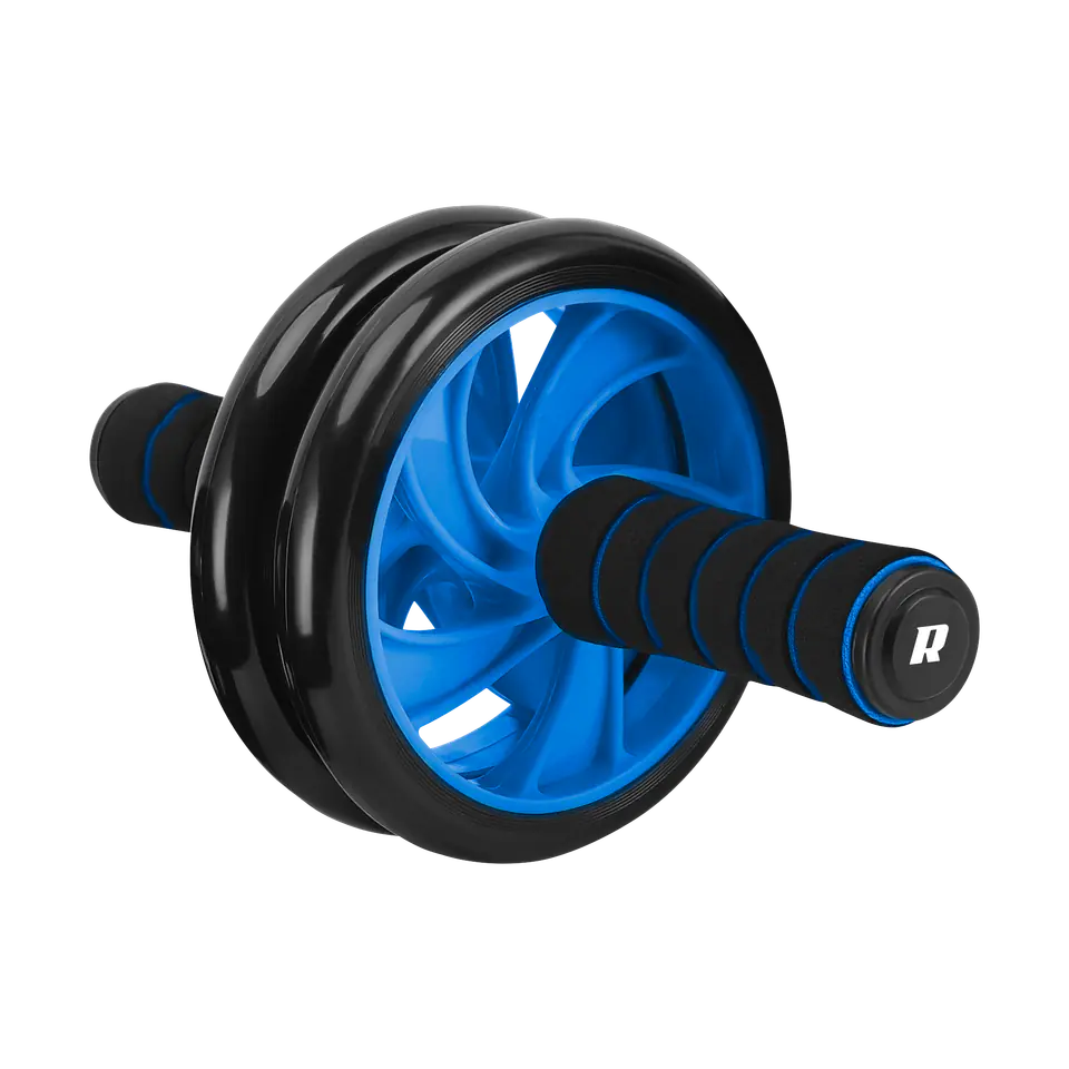 ⁨Kółko podwójne, roller do ćwiczeń mięśni brzucha AB Wheel AB-2 , REBEL ACTIVE⁩ w sklepie Wasserman.eu