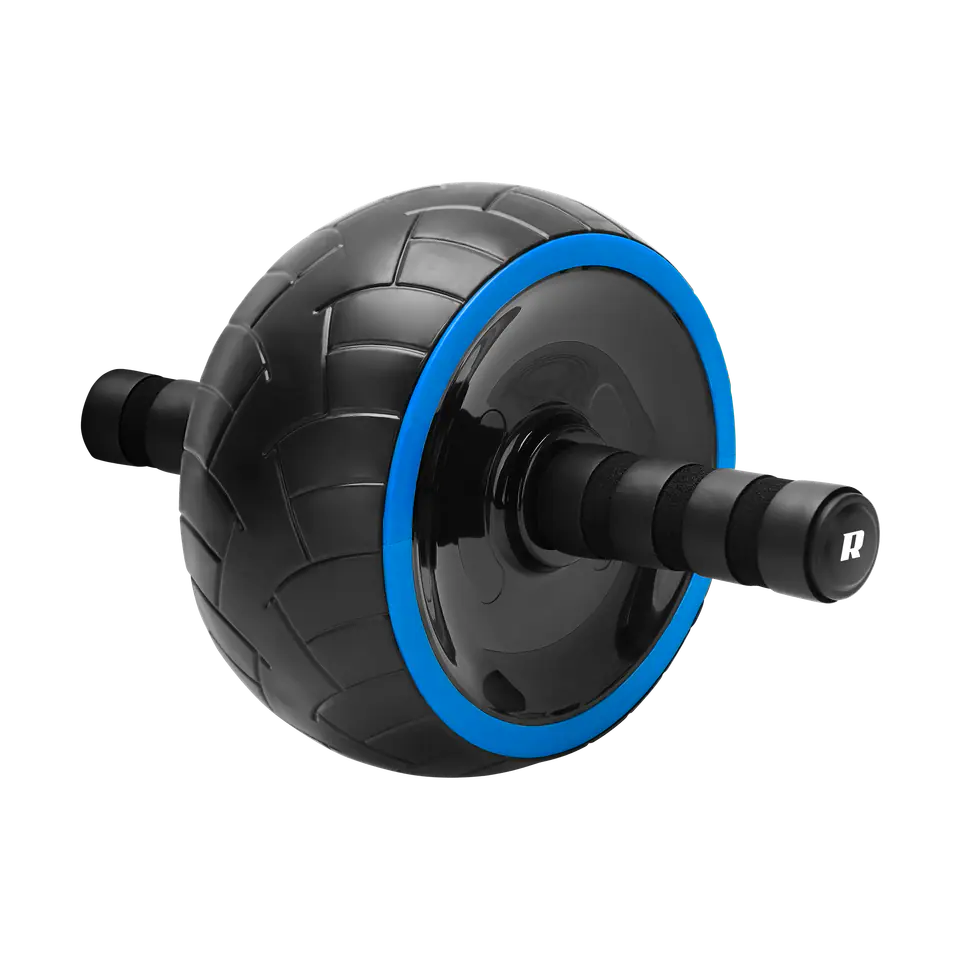 ⁨Kółko pojedyńcze, roller do ćwiczeń mięśni brzucha AB Wheel AB-1 , REBEL ACTIVE⁩ w sklepie Wasserman.eu