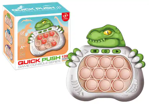 ⁨Gra Sensoryczna Dinozaur Pop It Na Baterie Światła Dźwięki Zielony⁩ w sklepie Wasserman.eu