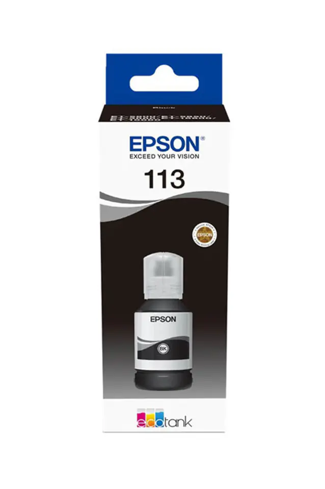 ⁨Oryginalny Tusz w butelce Black Epson 113 (T06B1, C13T06B140)⁩ w sklepie Wasserman.eu