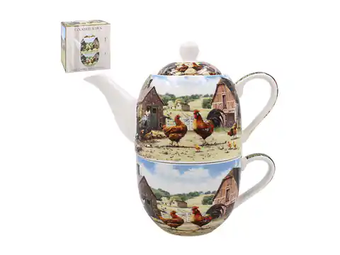 ⁨Tea For One - Cockerel & Hen⁩ w sklepie Wasserman.eu
