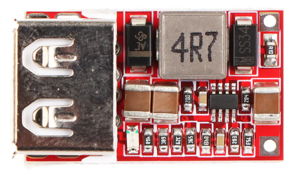 ⁨MODUŁ PRZETWORNICY Z GNIAZDEM USB PZD-USB/12-5V DC/DC⁩ w sklepie Wasserman.eu