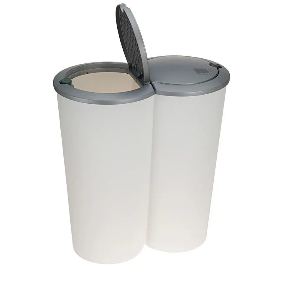 ⁨Double waste bin 50 L⁩ at Wasserman.eu