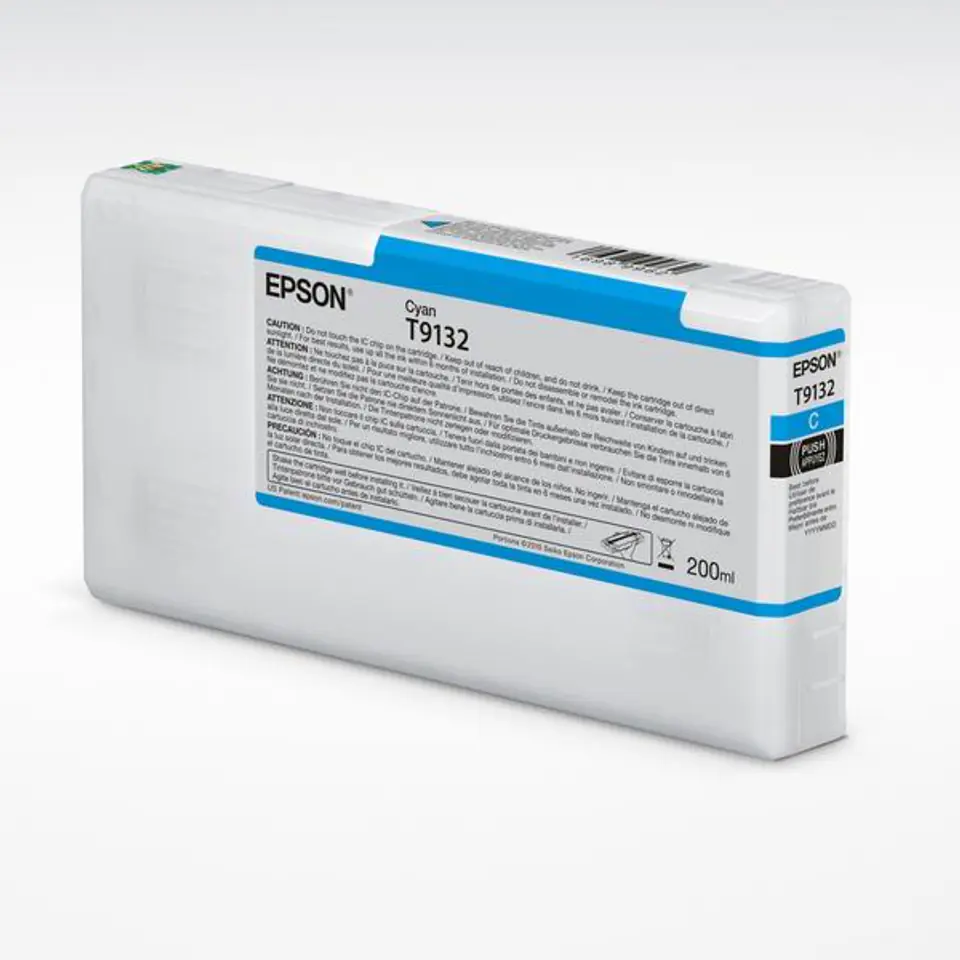 ⁨Epson oryginalny ink / tusz C13T913200, cyan, 200ml⁩ w sklepie Wasserman.eu