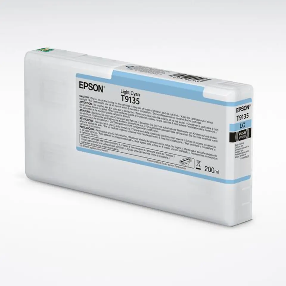 ⁨Epson oryginalny ink / tusz C13T913500, light cyan, 200ml⁩ w sklepie Wasserman.eu
