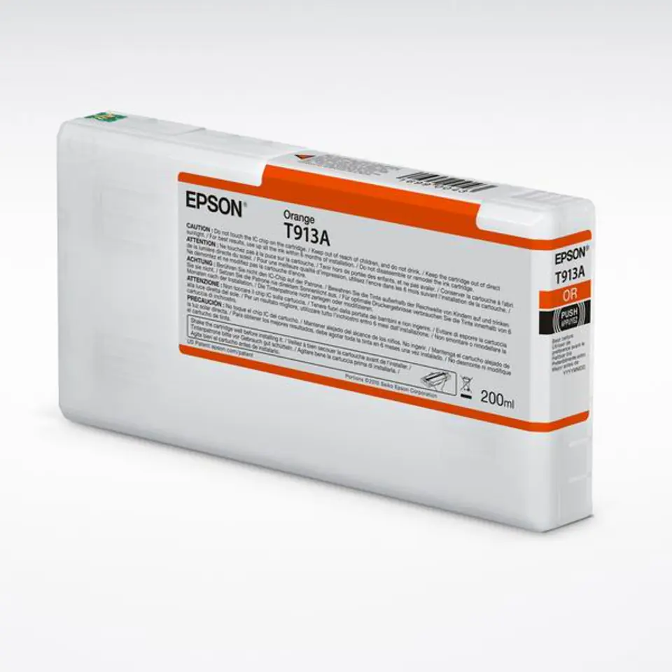 ⁨Epson oryginalny ink / tusz C13T913A00, orange, 200ml⁩ w sklepie Wasserman.eu