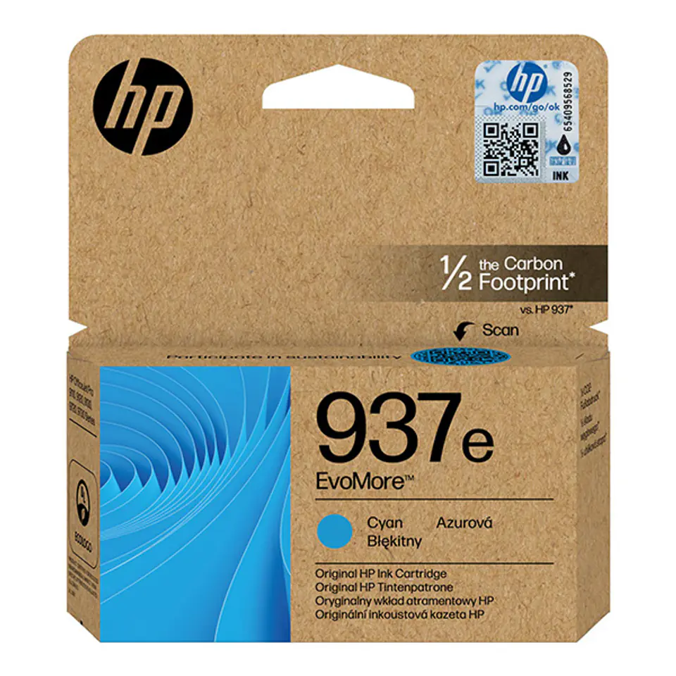 ⁨HP oryginalny ink EvoMore 4S6W6NE, HP 937e, cyan, 1650s⁩ w sklepie Wasserman.eu