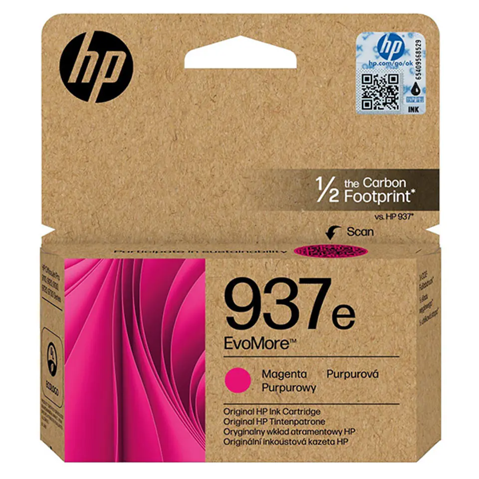 ⁨HP oryginalny ink EvoMore 4S6W7NE, HP 937e, magenta, 1650s⁩ w sklepie Wasserman.eu