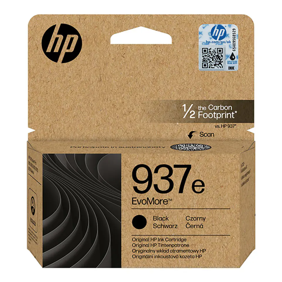 ⁨HP oryginalny ink EvoMore 4S6W9NE, HP 937e, black, 3100s⁩ w sklepie Wasserman.eu