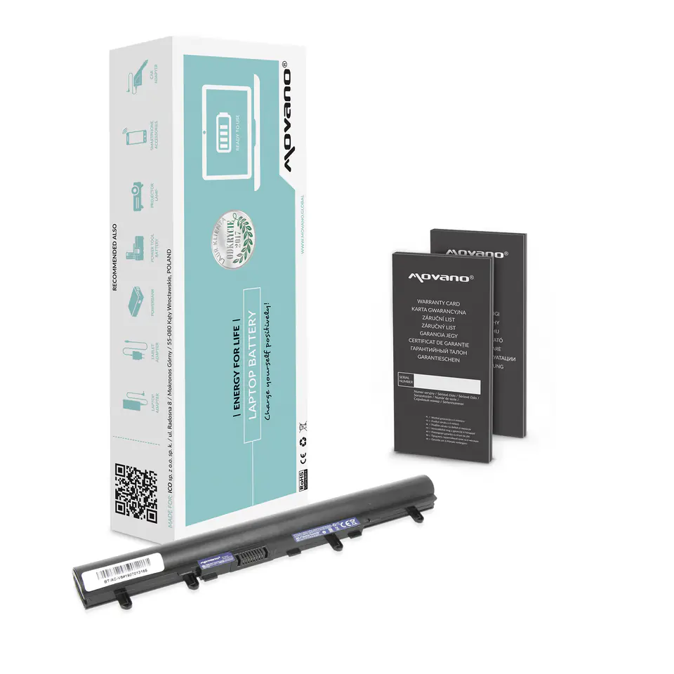 Bateria Movano do Acer Aspire V5 w sklepie Wasserman.eu