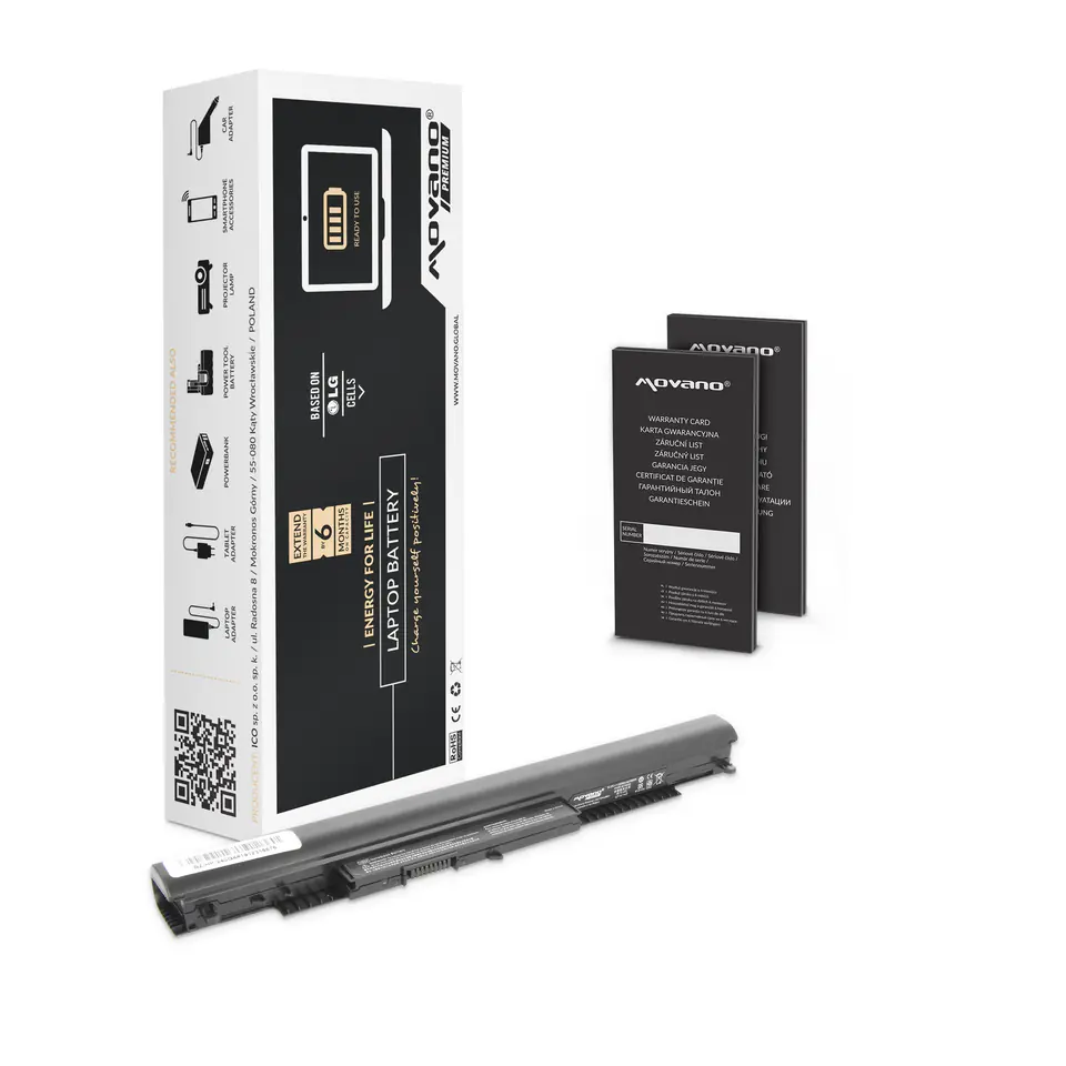 Bateria Movano Premium do HP 240 G4, 255 G4 w sklepie Wasserman.eu