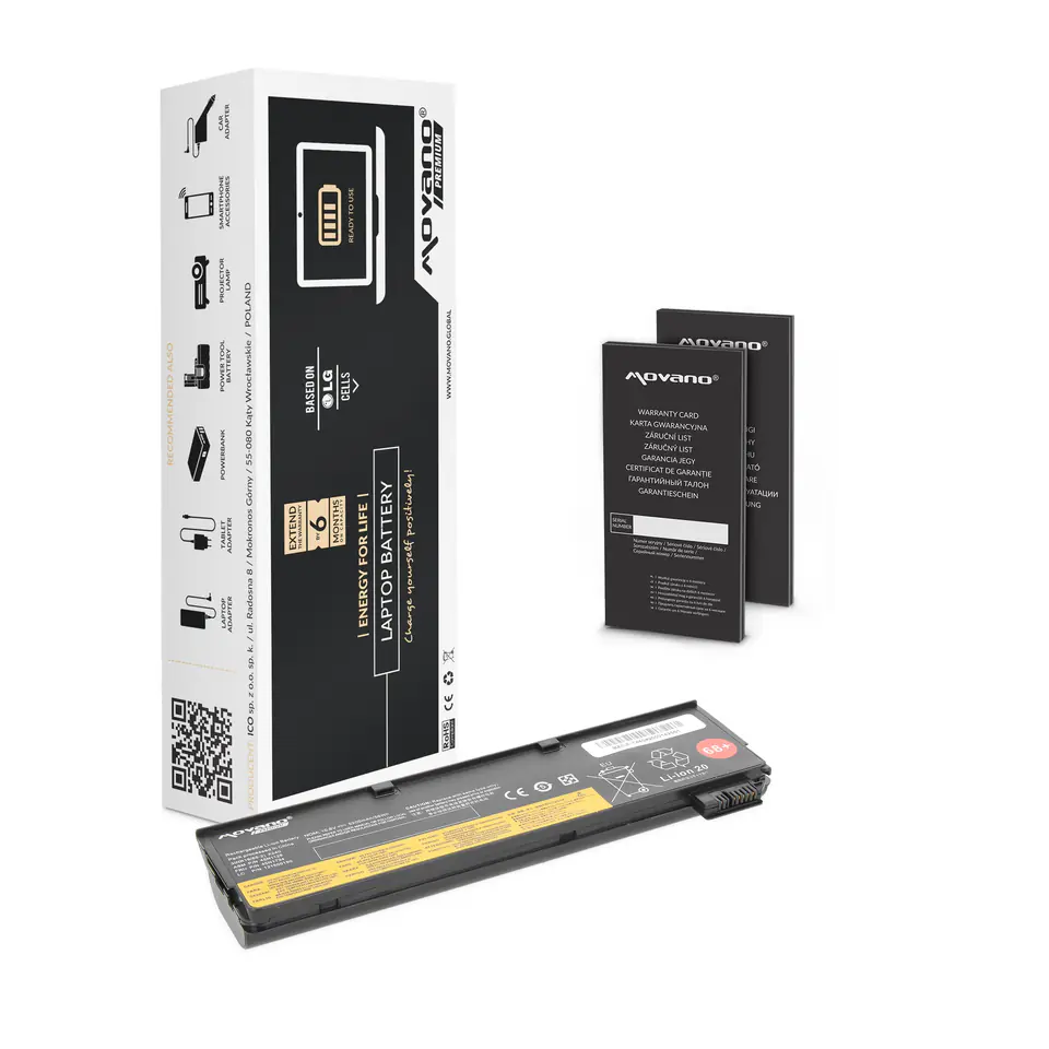 Bateria Movano Premium do Lenovo T440, X240 w sklepie Wasserman.eu