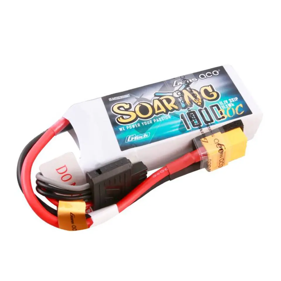 ⁨Akumulator Gens ace G-Tech Soaring 1000mAh 11.1V 30C 3S1P Lipo Battery⁩ w sklepie Wasserman.eu