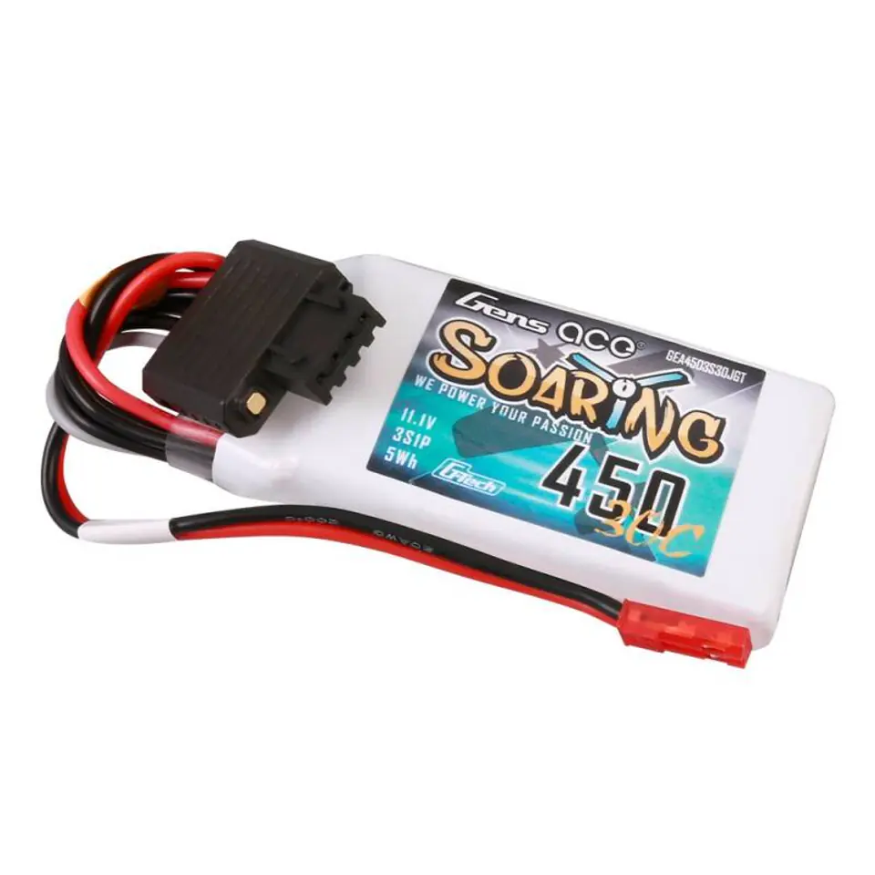 ⁨Akumulator Gens ace G-Tech Soaring 450mAh 11.1V 30C 3S1P Lipo Battery⁩ w sklepie Wasserman.eu