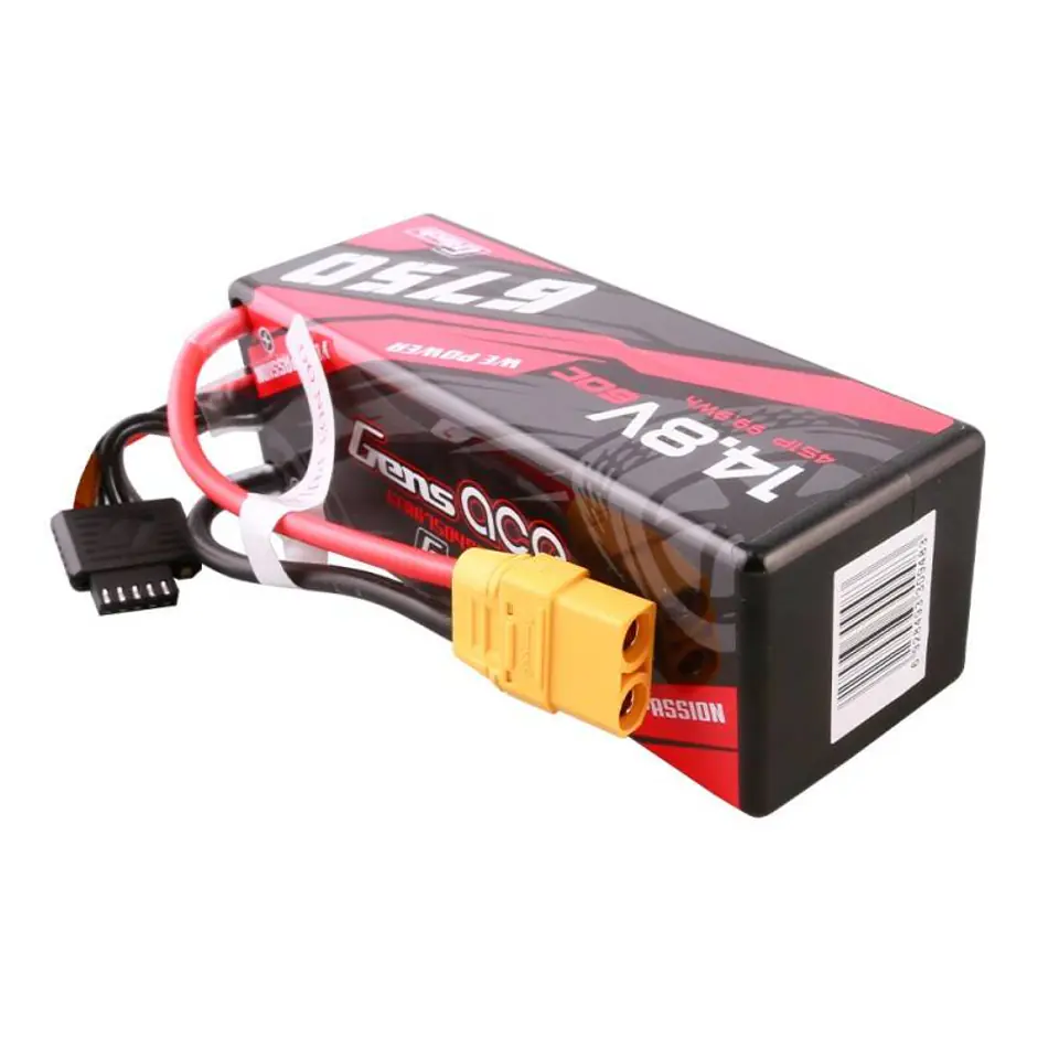 ⁨Akumulator Gens ace G-Tech 6750mAh 14.8V 60C 4S1P 14# XT90⁩ w sklepie Wasserman.eu