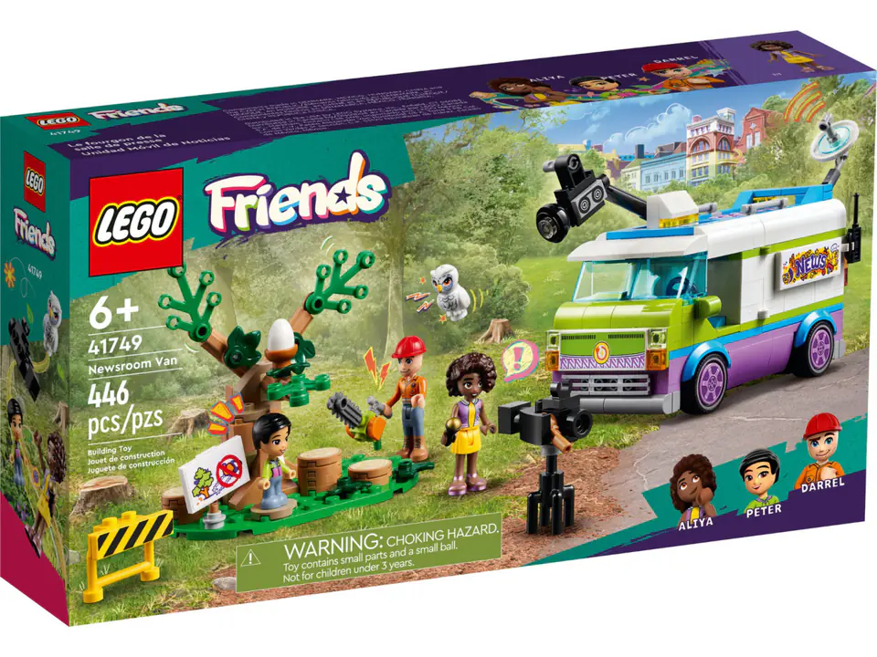 ⁨LEGO FRIENDS 41749 NEWSROOM VAN⁩ at Wasserman.eu