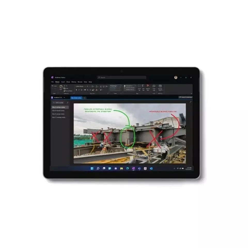 ⁨Notebook MICROSOFT Surface GO 4 (10.5"/integ/8GB/SSD128GB/W11P/Platynowy)⁩ w sklepie Wasserman.eu