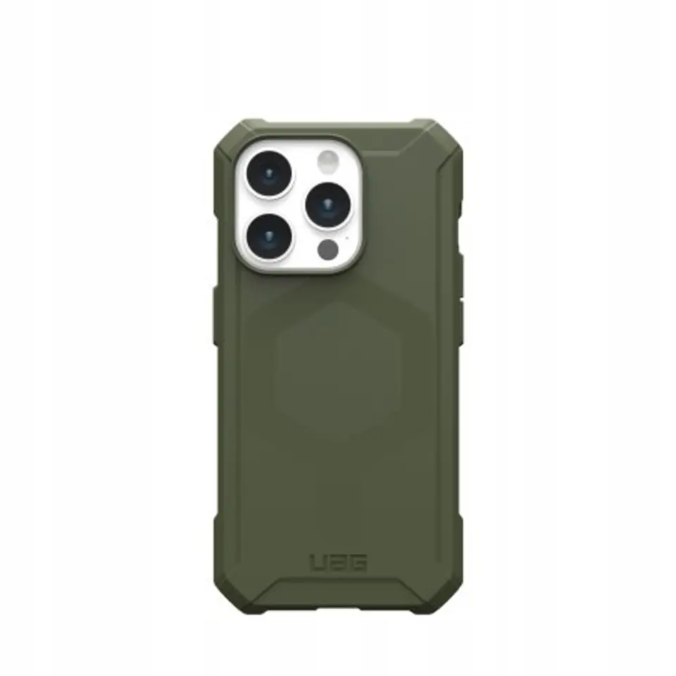 ⁨UAG Essential Armor Magsafe - obudowa ochronna do iPhone 15 Pro kompatybilna z MagSafe (olive)⁩ w sklepie Wasserman.eu