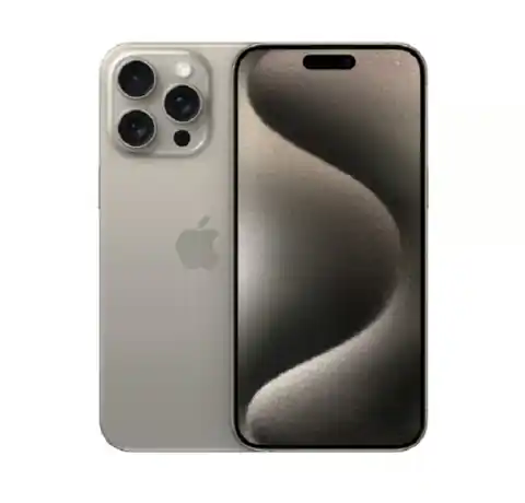 ⁨Smartphone APPLE iPhone 15 Pro Max 256 GB Natural Titanium (Tytanowy) MU793HX/A⁩ w sklepie Wasserman.eu
