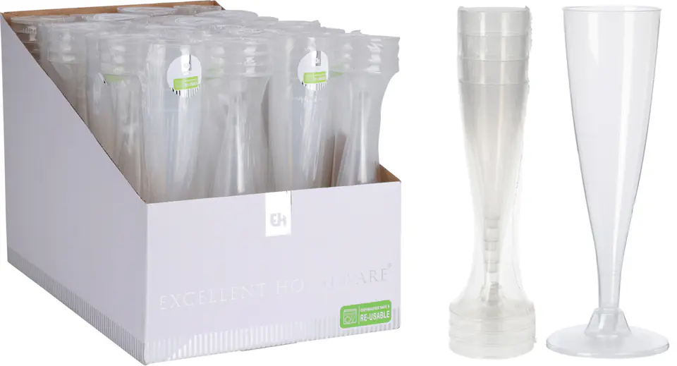 KOMPLET 4 KIELISZKÓW DO SZAMPANA 130ML w sklepie Wasserman.eu