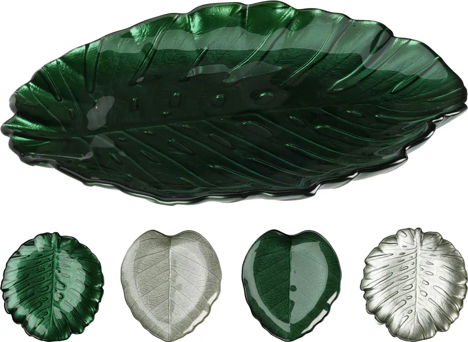 ⁨SZKLANY TALERZ ŚREDNICA 28CM 2 rodzaje⁩ w sklepie Wasserman.eu