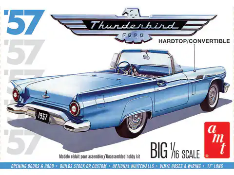 ⁨Model Plastikowy - Samochód 1:16 1957 Ford Thunderbird 2T⁩ w sklepie Wasserman.eu