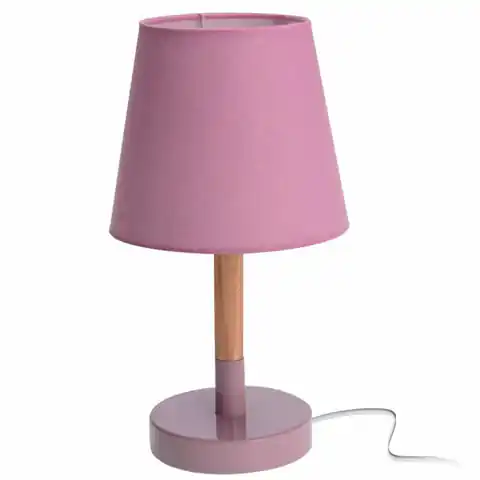 ⁨Stehleuchte mit rosa Lampenschirm⁩ im Wasserman.eu
