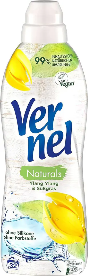 ⁨Vernel Naturals Ylang Ylang & Süßgras Płyn do Płukania 32 prania⁩ w sklepie Wasserman.eu