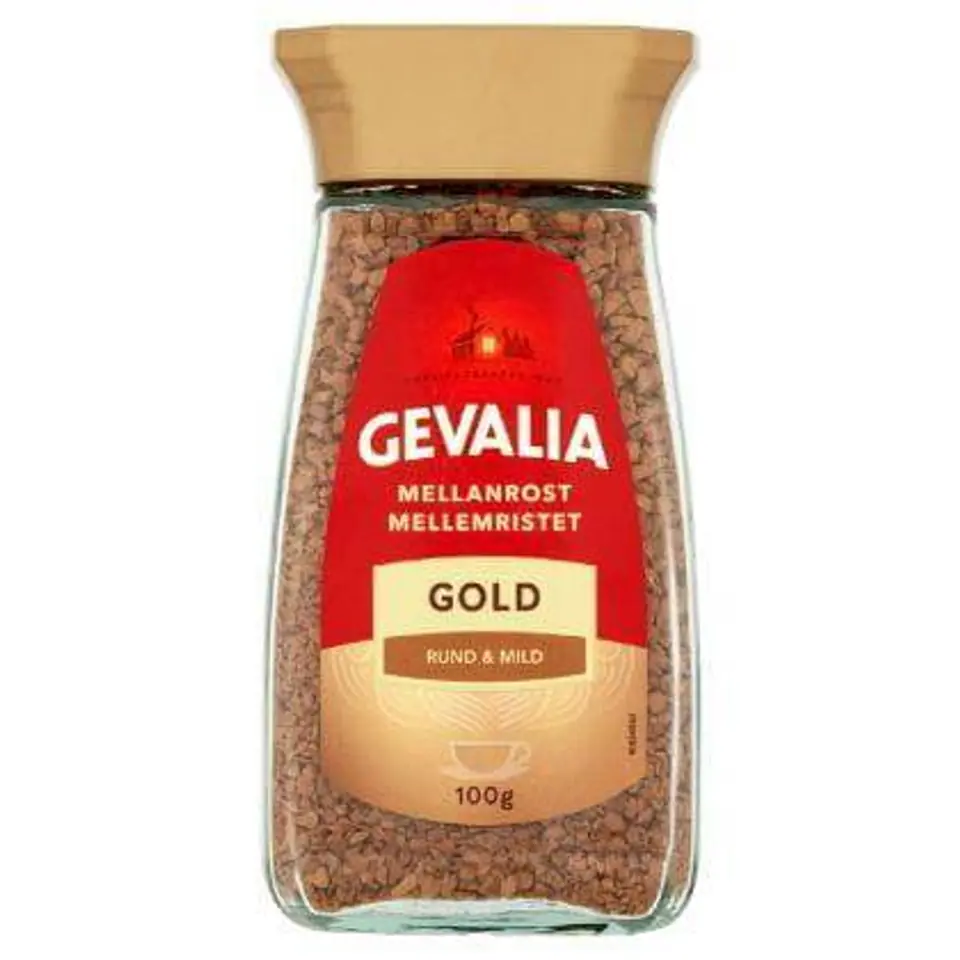 ⁨Gevalia Gold Mellanrost Kawa Rozpuszczalna 100 g⁩ w sklepie Wasserman.eu