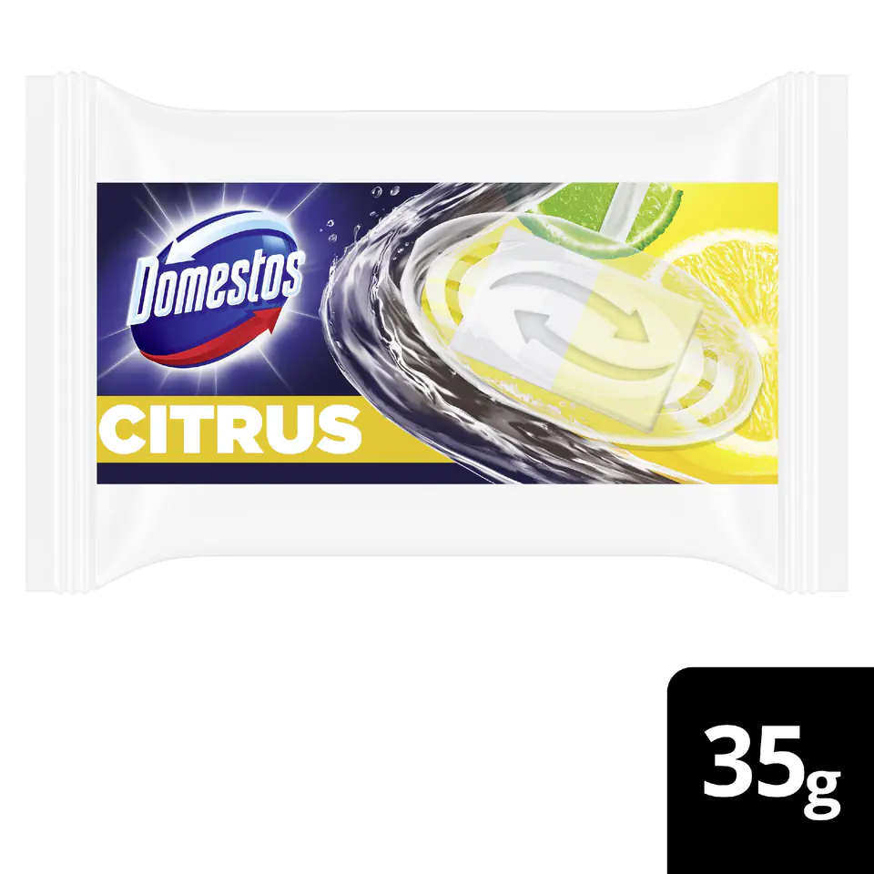 ⁨DOMESTOS Citrus Kostka WC zapas 3w1 24x35 g⁩ w sklepie Wasserman.eu