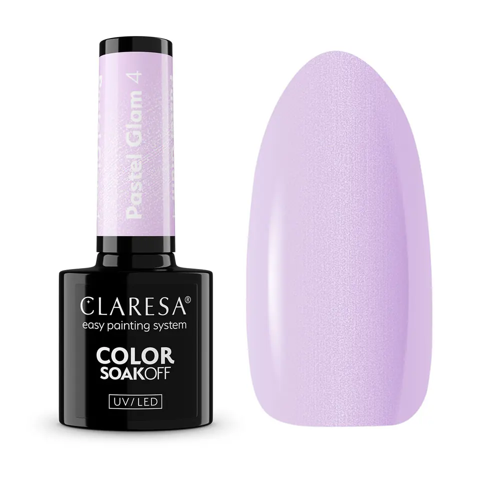 ⁨CLARESA Lakier hybrydowy Pastel Glam 4⁩ w sklepie Wasserman.eu
