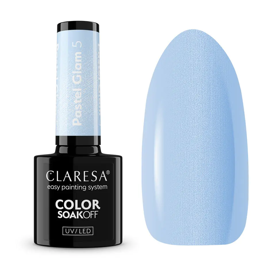 ⁨CLARESA Lakier hybrydowy Pastel Glam 5⁩ w sklepie Wasserman.eu