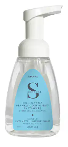 ⁨JOANNA Sensual Delikatna pianka do higieny intymnej z kwasem mlekowym 260 ml⁩ w sklepie Wasserman.eu