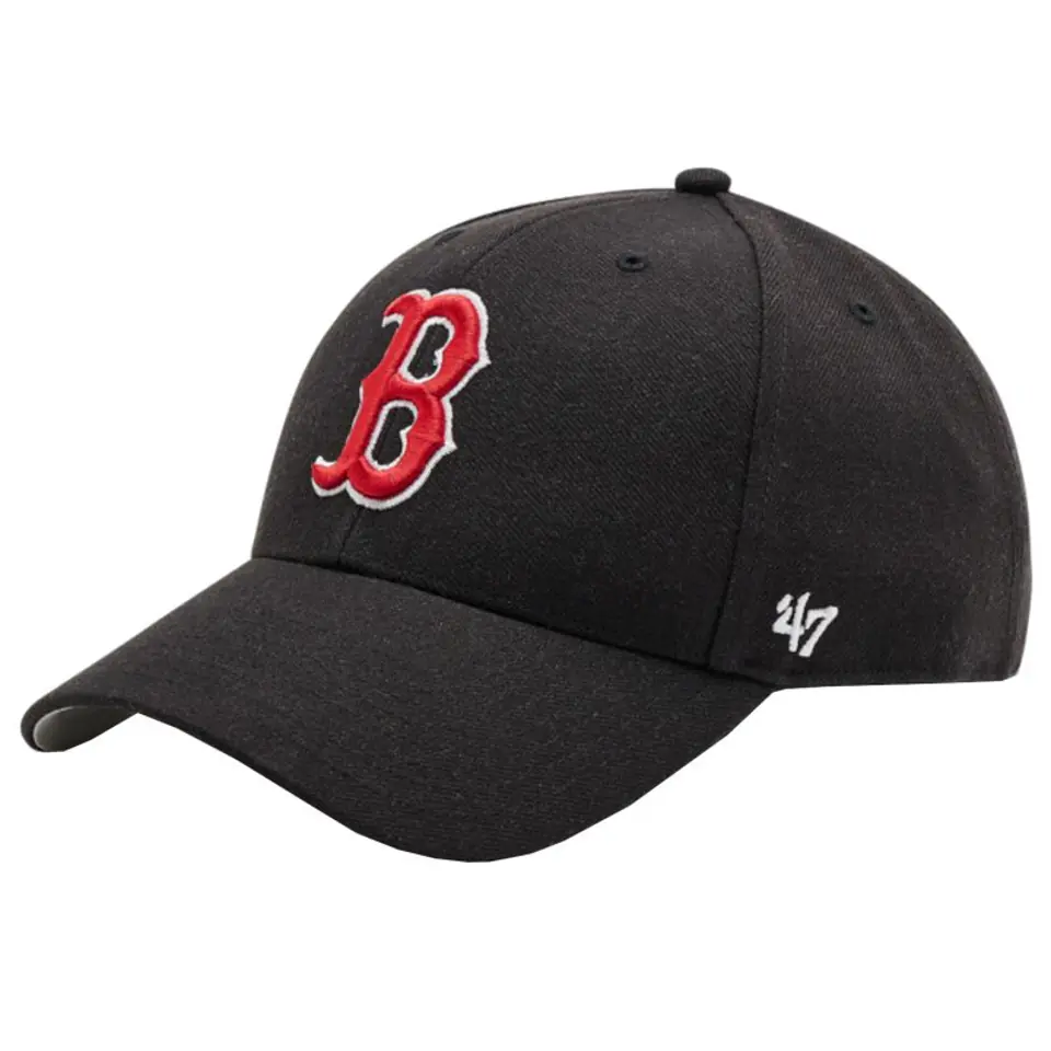 ⁨Czapka 47 Brand MLB Boston Red Sox MVP Cap B-MVP02WBV (kolor Czarny, rozmiar One size)⁩ w sklepie Wasserman.eu