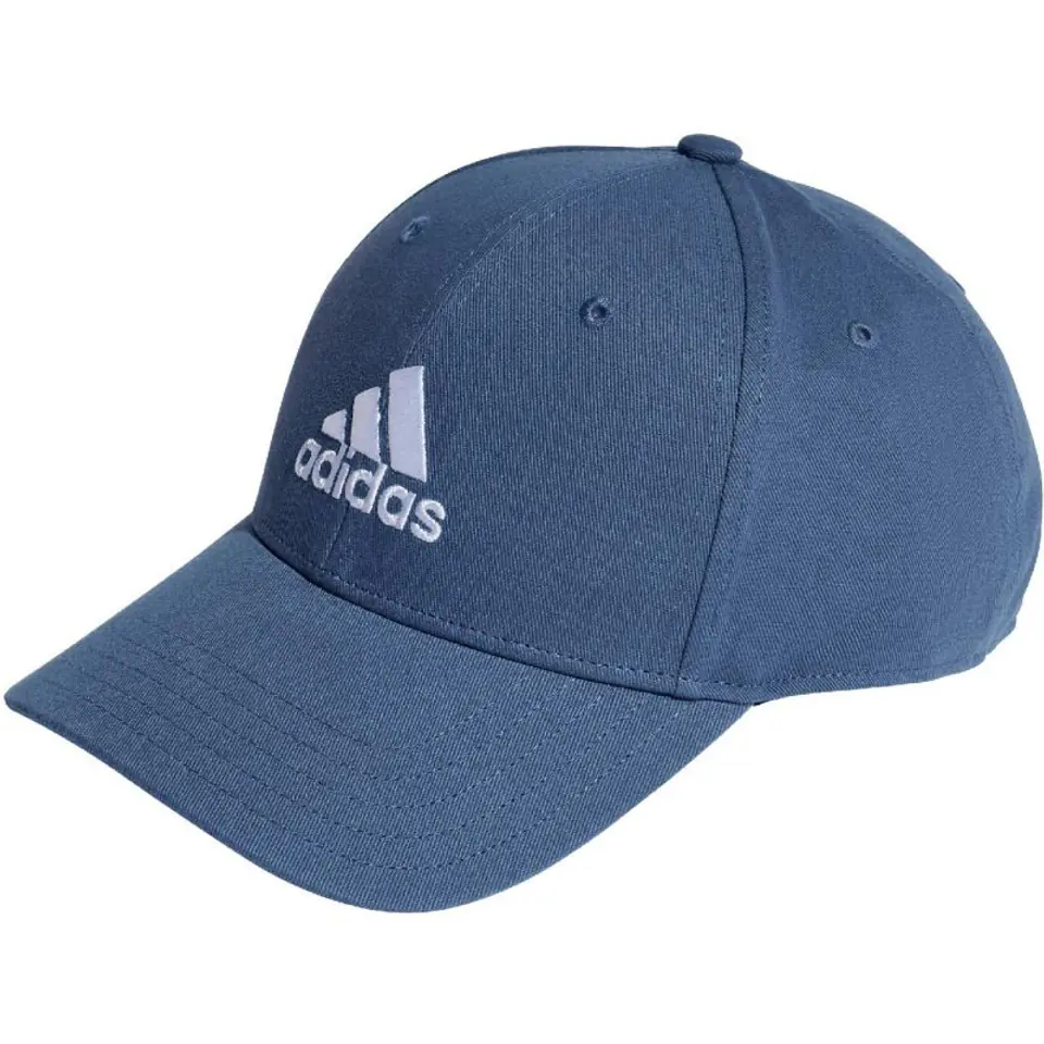 ⁨Czapka z daszkiem adidas Cotton Twill Baseball (kolor Niebieski, rozmiar Dorośli S/M)⁩ w sklepie Wasserman.eu