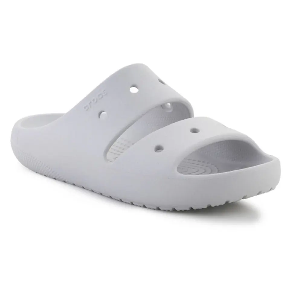 ⁨Klapki Crocs Classic Sandal v2 U 209403 (kolor Szary/Srebrny, rozmiar EU 45/46)⁩ w sklepie Wasserman.eu