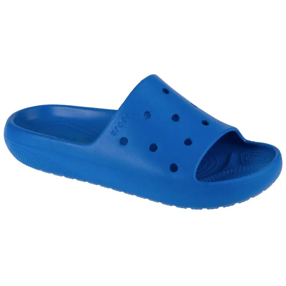 ⁨Klapki Crocs Classic Slide V2 209401 (kolor Niebieski, rozmiar 39/40)⁩ w sklepie Wasserman.eu