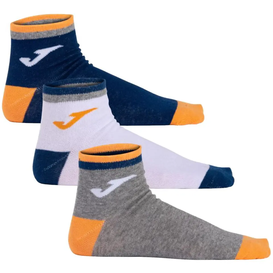 ⁨Skarpety Joma Twin 3PPK Socks (kolor Szary/Srebrny, rozmiar 39-42)⁩ w sklepie Wasserman.eu