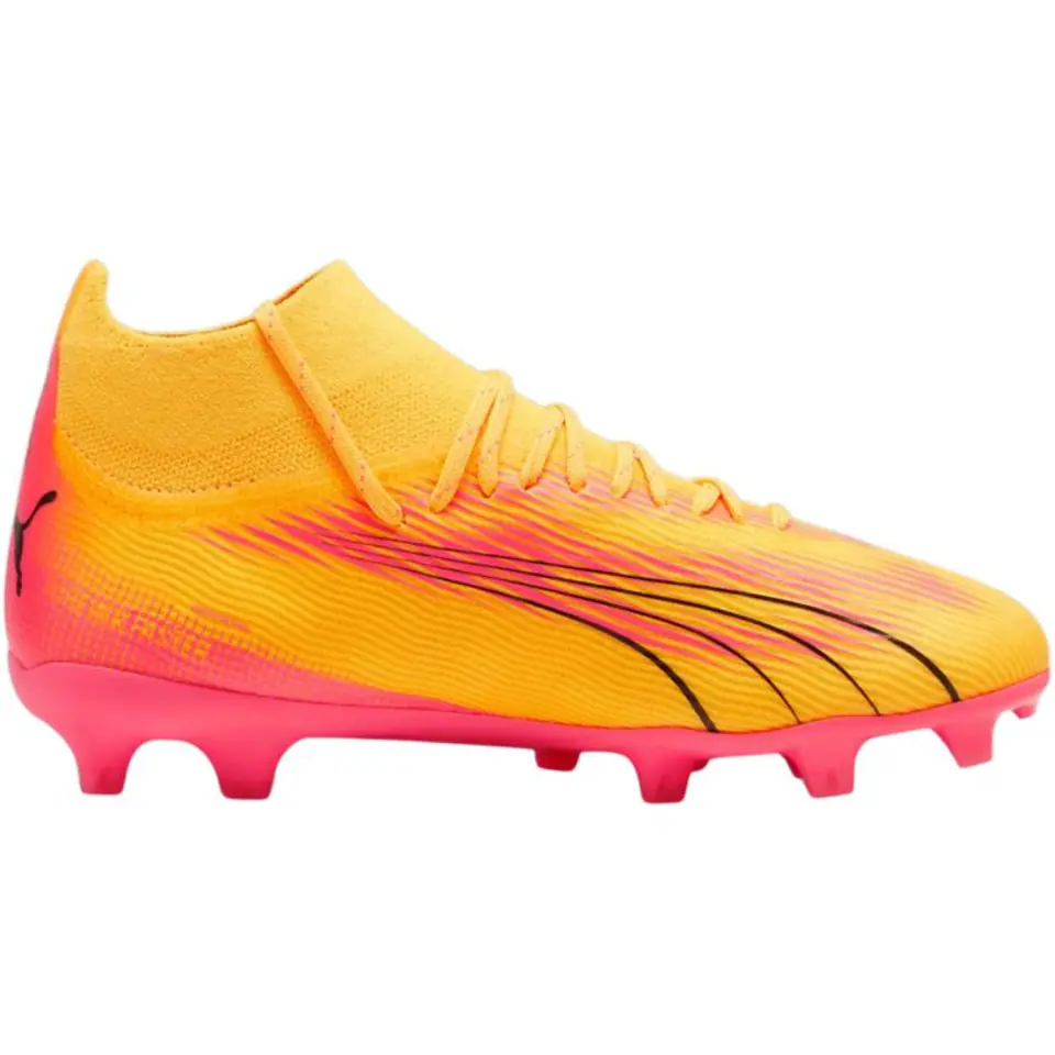 ⁨Buty piłkarskie Puma Ultra Pro FG/AG Jr (kolor Pomarańczowy, rozmiar 38.5)⁩ w sklepie Wasserman.eu