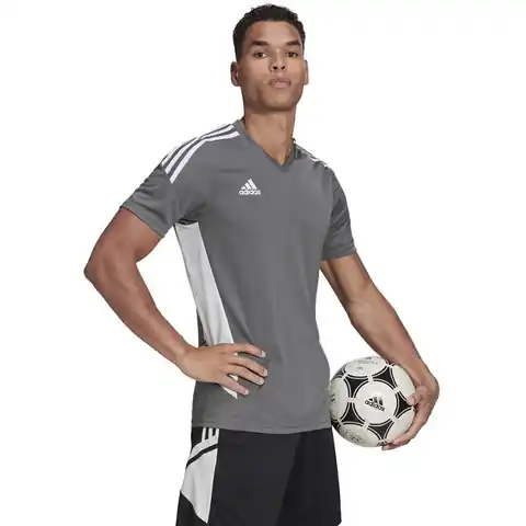 ⁨Koszulka adidas Condivo 22 Jersey M (kolor Szary/Srebrny, rozmiar XL)⁩ w sklepie Wasserman.eu