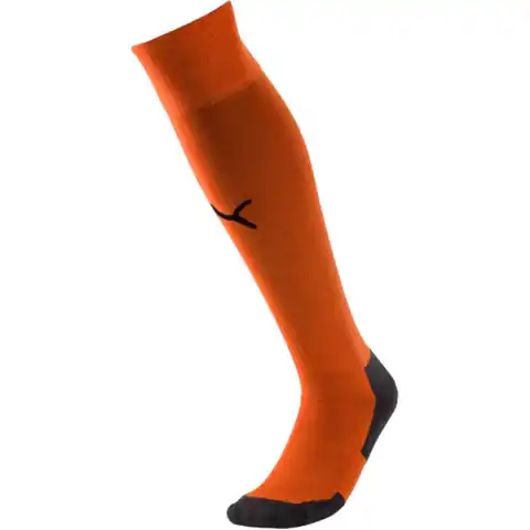 ⁨Getry piłkarskie Puma Liga Core Socks 703441 (kolor Pomarańczowy, rozmiar 39-42)⁩ w sklepie Wasserman.eu