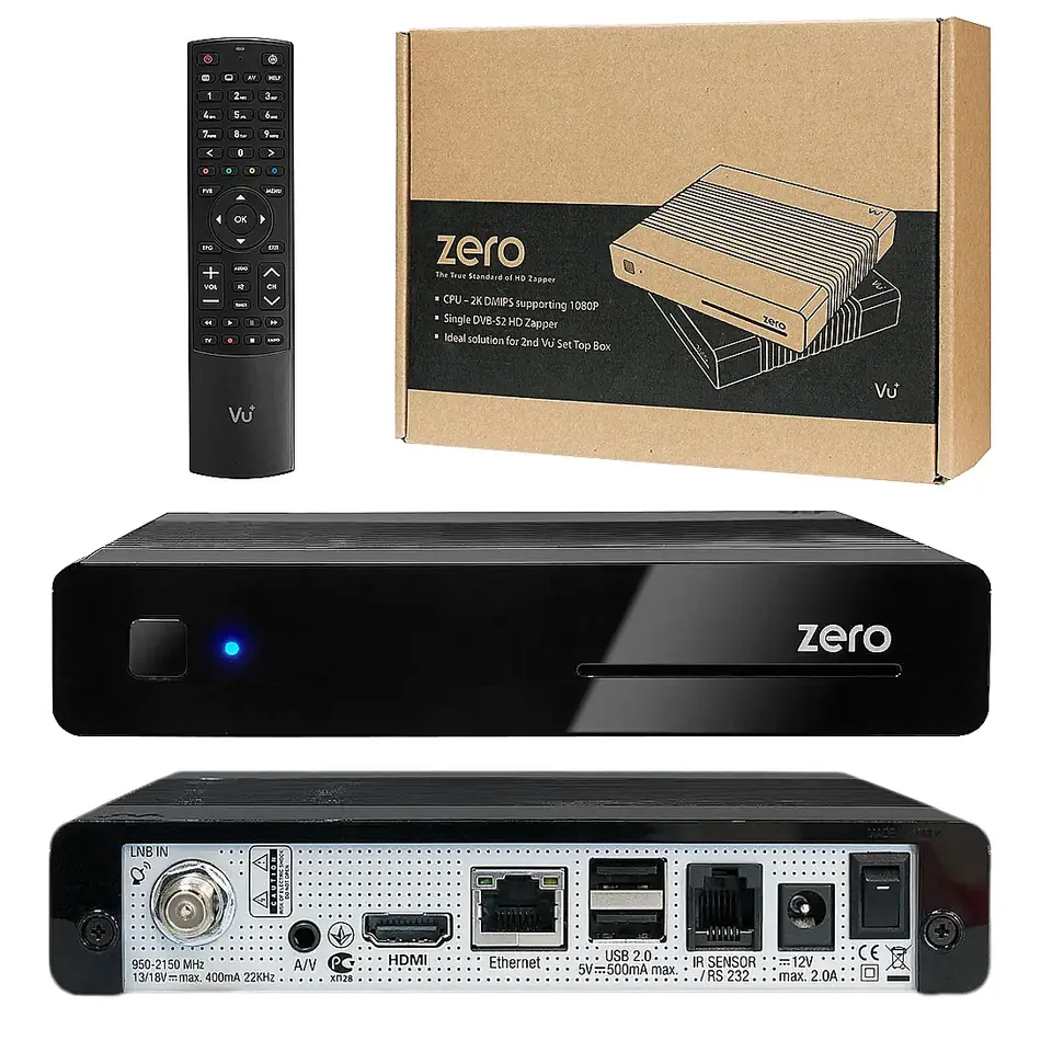 ⁨VU+ Zero rev. 2 HEVC H.265 BLACK Linux Enigma2⁩ w sklepie Wasserman.eu