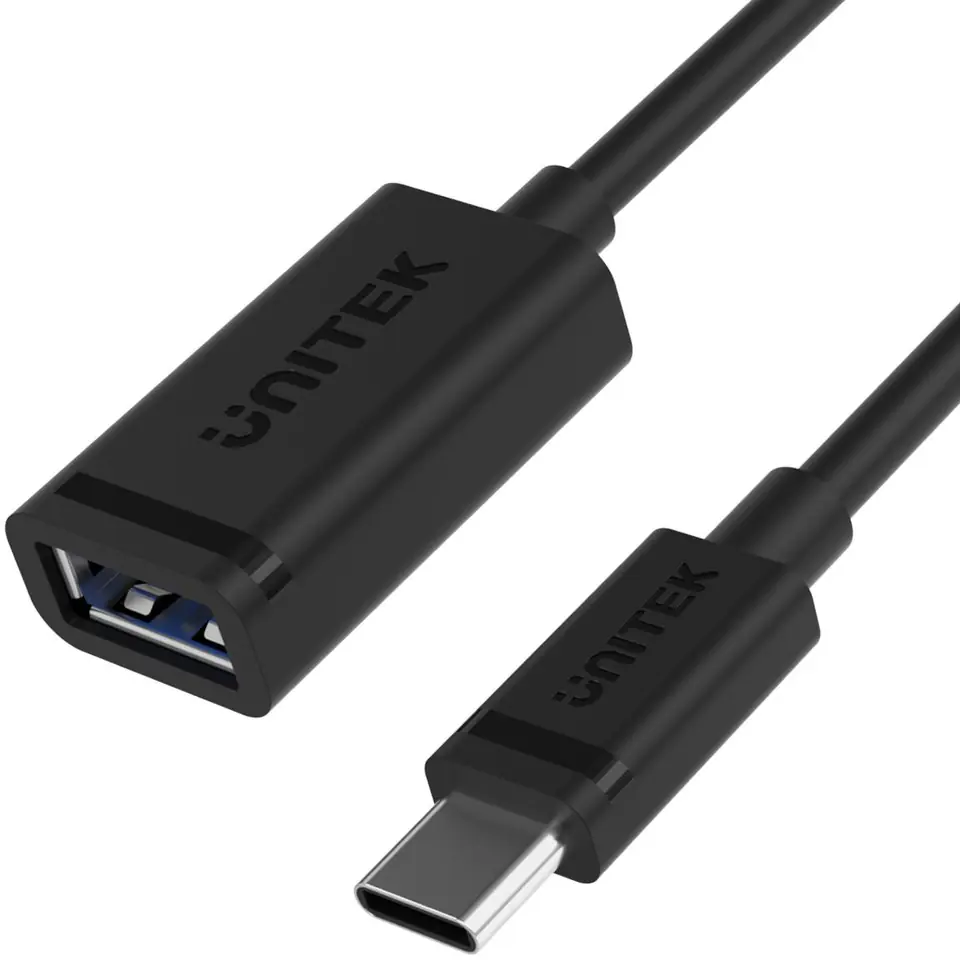 Adapter Unitek C476BK-1M USB-C (M) do USB-A (F) 10Gbps 60W w sklepie Wasserman.eu
